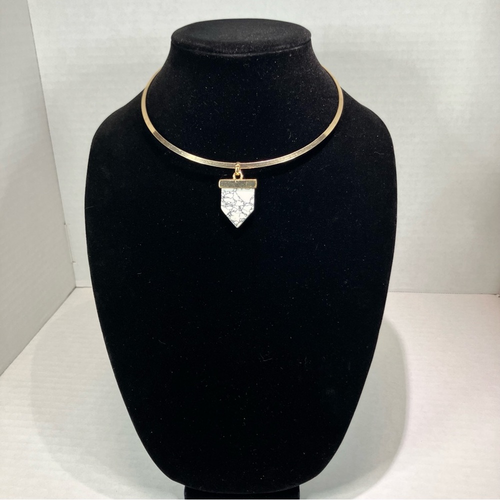 White Marble Necklace